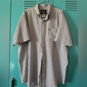 Cinch Men's Geometric Black and White Shirt